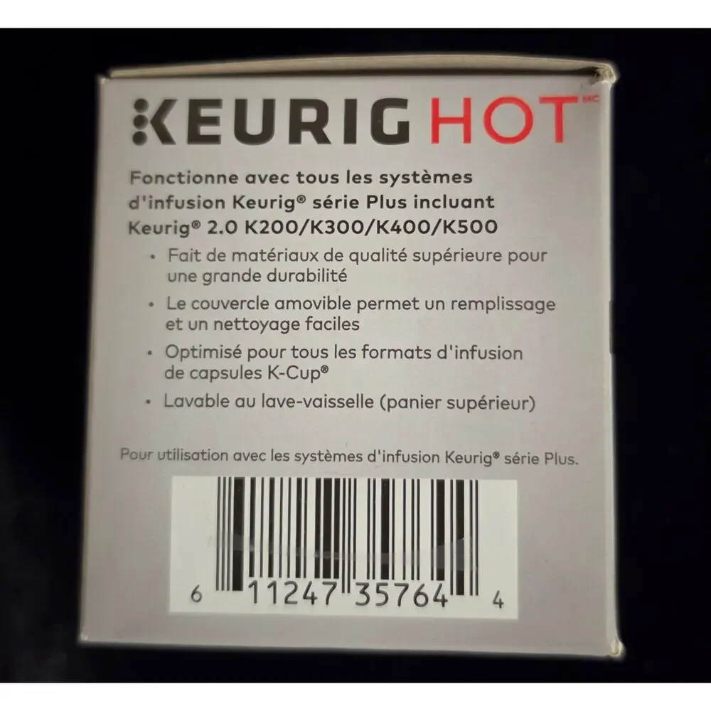 Keurig My K-Cup Reusable Coffee Filter Hot 2.0 Plus Series OEM NEW K- Cup Pod
